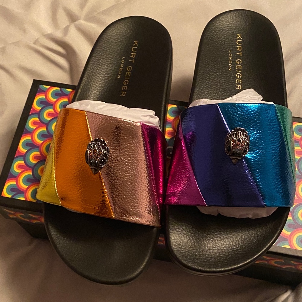 Kurt Geiger Multicolor Slide Sandals